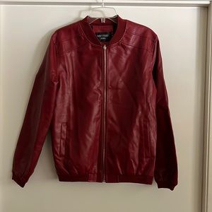 Red faux leather Jacket